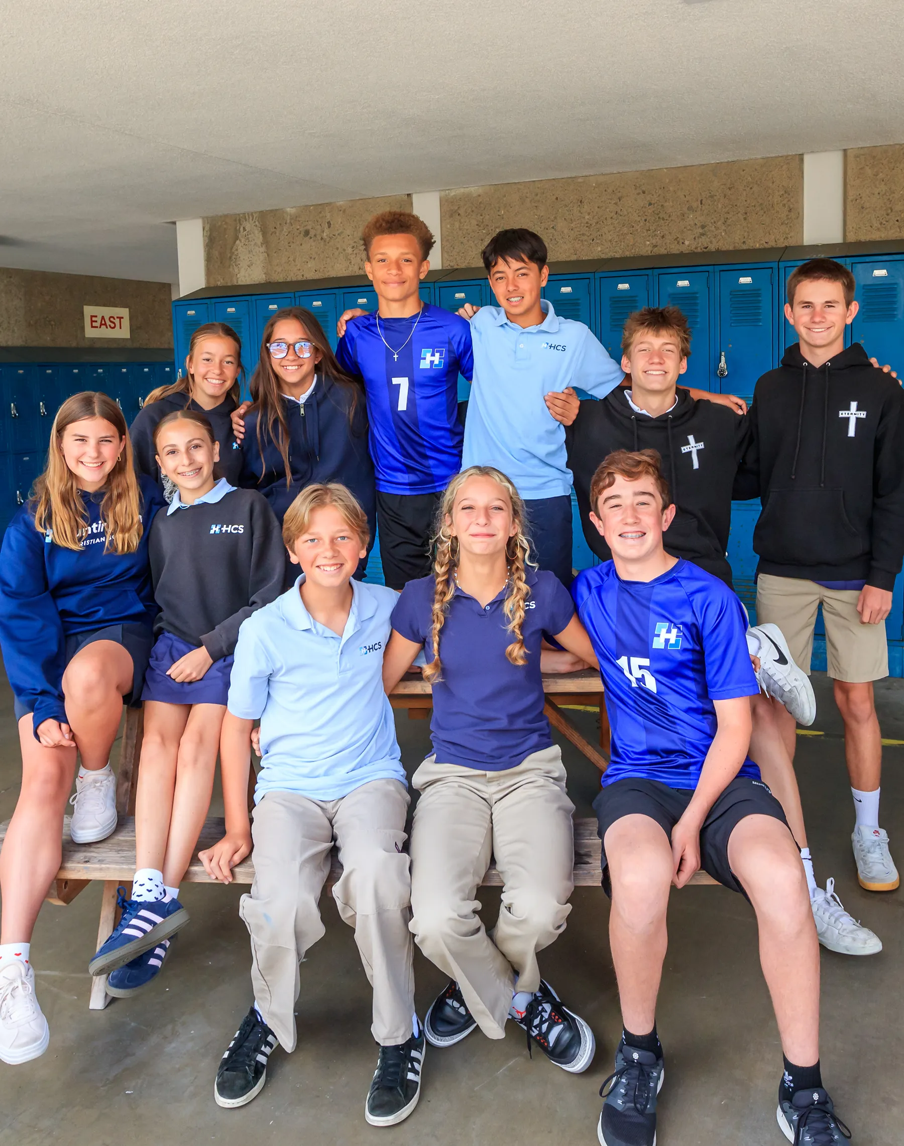 Middle School Group of Friends